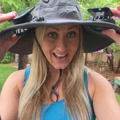 Fish Smarter Fishsing Hat With Built In fan