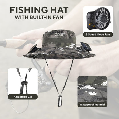 Fish Smarter Fishsing Hat With Built In fan