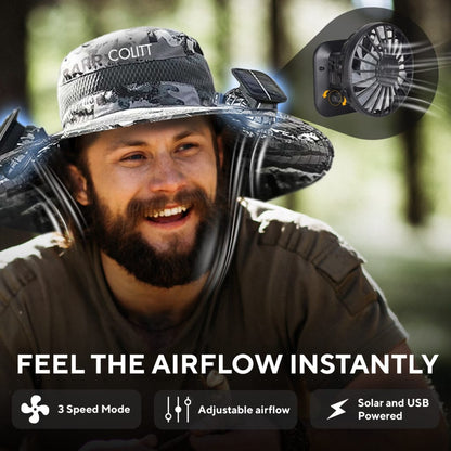 Fish Smarter Fishsing Hat With Built In fan